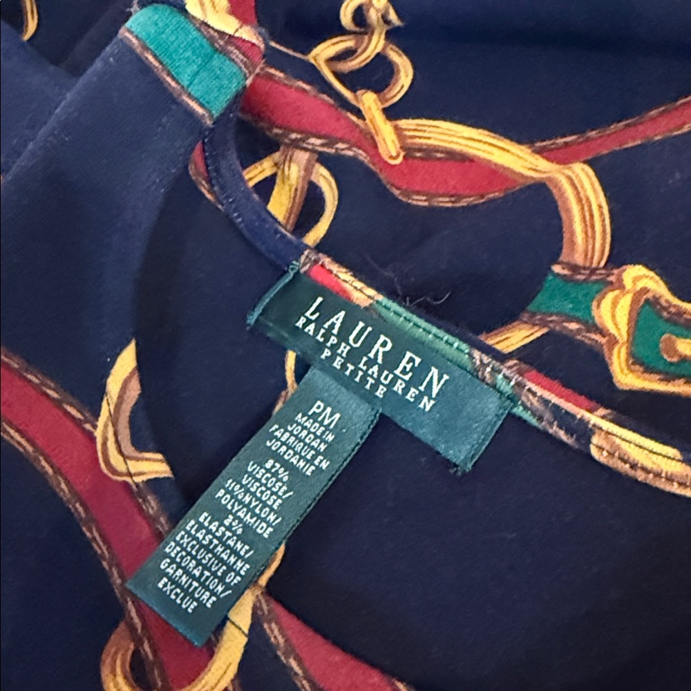 Lauren Ralph Lauren Horsebit Pattern Mini Dress - Picture 7 of 7
